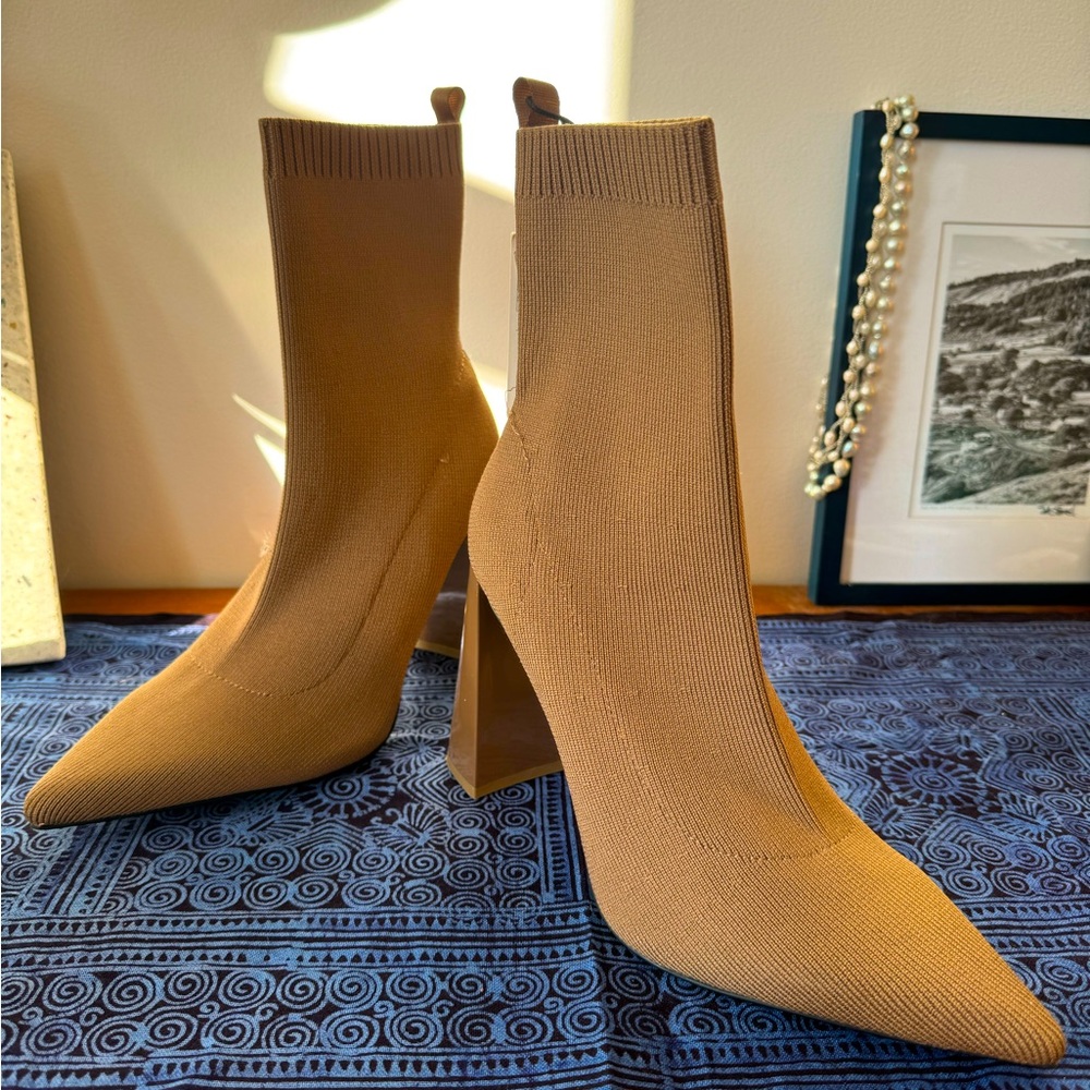 Zara Knit Ankle Boots